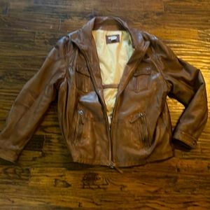 Killer leather jacket.